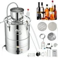 YTBW 50L Alcohol Distiller 13Gal Electric Heating Stiller W/ Thumper