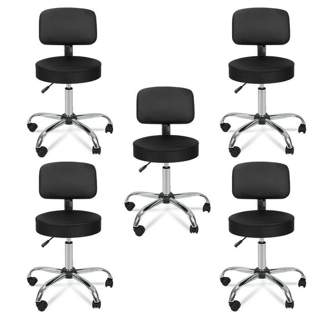 YTBW 5X Salon Stool Rolling Chair Hydraulic Facial Massage Spa W/Back