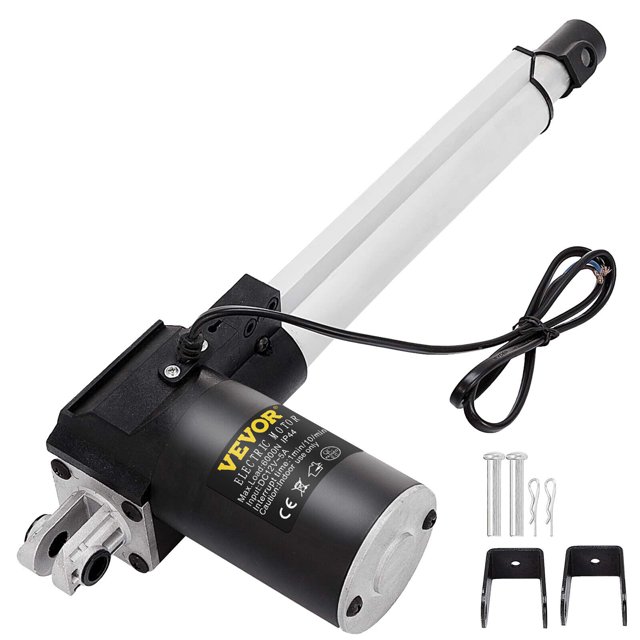 YTBW 6" Inch Stroke Linear Actuator 6000N/1320Lbs Pound Max Lift 12V