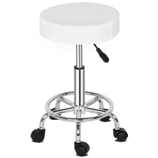 YTBW Adjustable Hydraulic Rolling Swivel Bar Work Stool Massage Spa