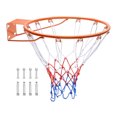 YTBW Basketball Rim Replacement Outdoor Heavy Duty Hanging Flex Hoop