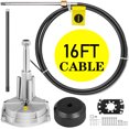 YTBW Boat Rotary Steering System Outboard Kit 16 Feet Marine Cable