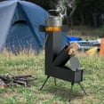 YTBW Camping Rocket Stove Portable Wood Burning Stove Best For Backyard