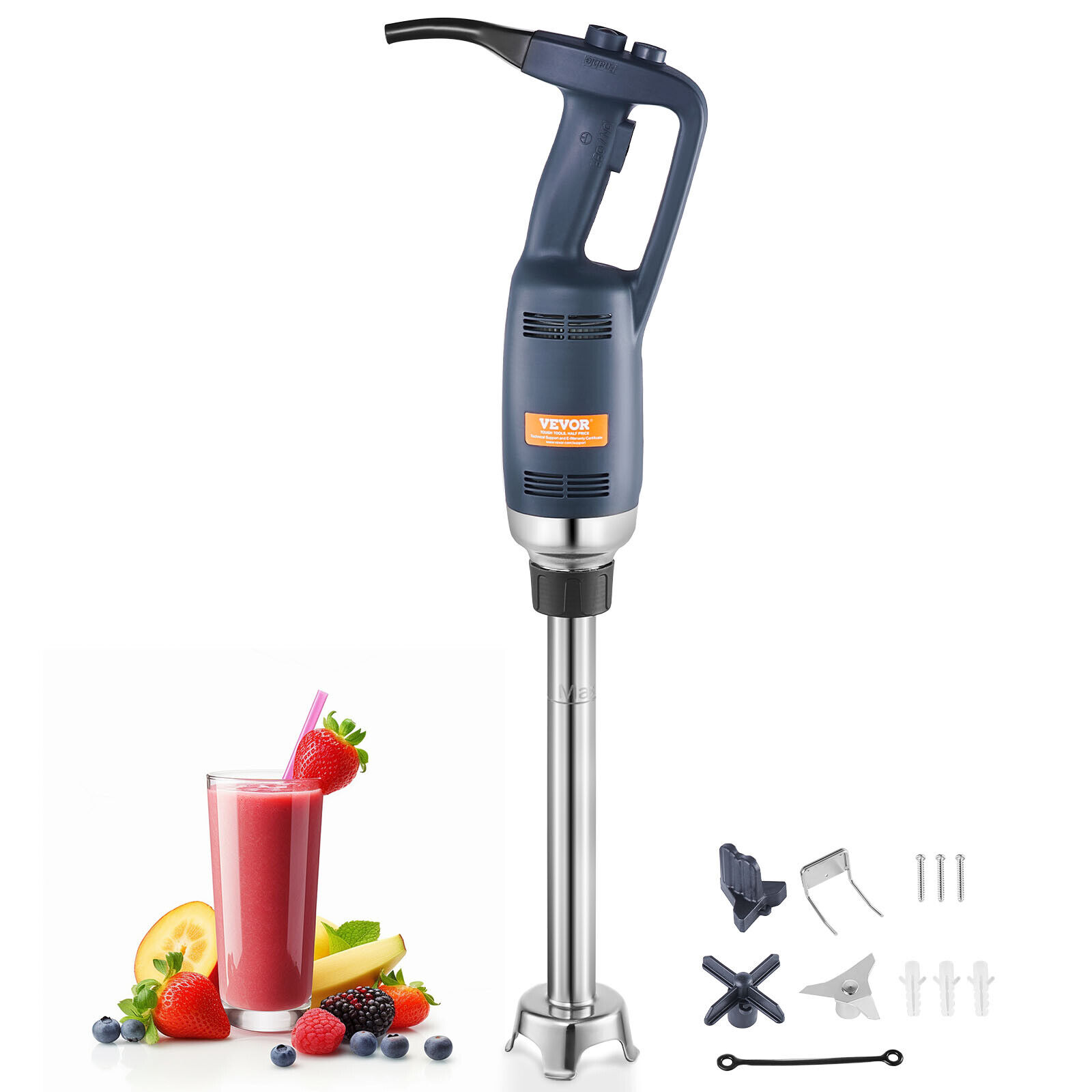 YTBW Commercial Immersion Blender 350W 16" Electric Hand Mixer Variable