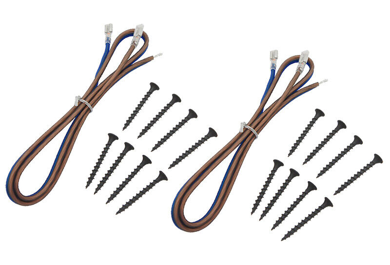 YTBW Dual Subwoofer Sub Box Install Kit With Screws & Wire