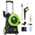 YTBW Green 3800Psi Pressure Electric High Pressure Washer 1800W Motor