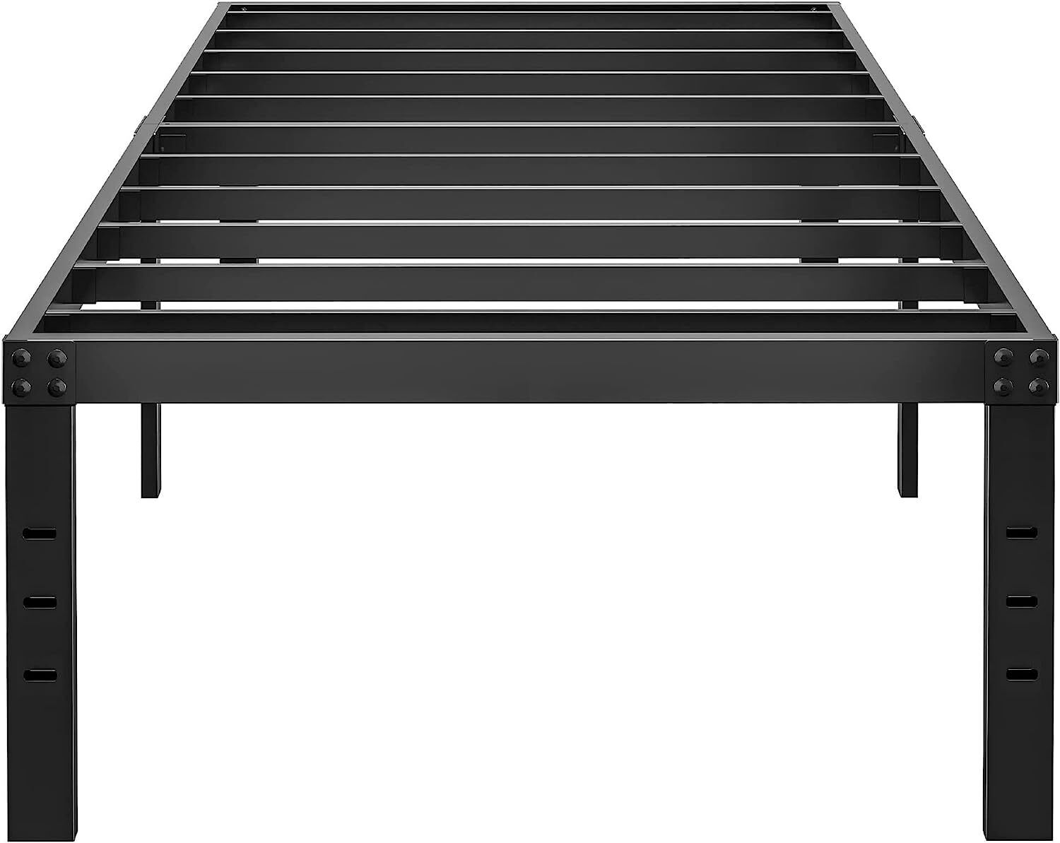 YTBW Metal Bed Frame 18 Inche High Twin Easy Assembly Noise Free No Box