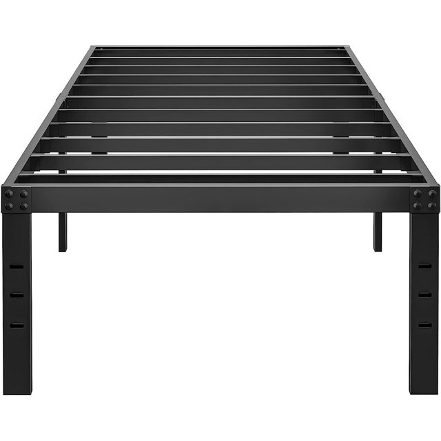 YTBW Metal Bed Frame 18 Inche High Twin Easy Assembly Noise Free No Box
