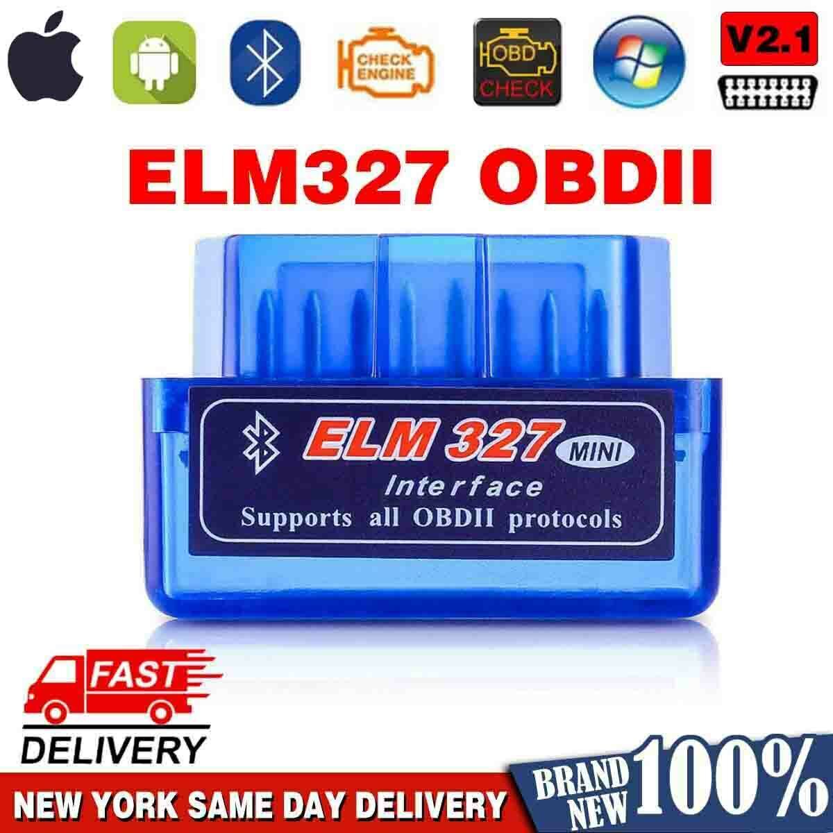 YTBW Mini Bluetooth Obd Ii Scanner, Auto Check Engine Light Code Reader