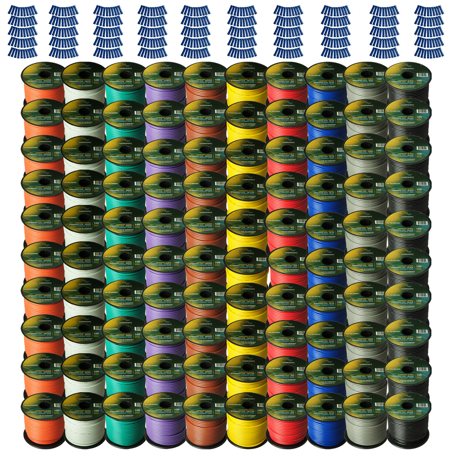 YTBW Primary 14 Gauge Power Or Ground Wire 10,000 Feet 100 Rolls Multi