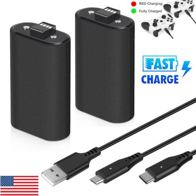 YTBW Rechargeable Battery Pack For Xbox One X/S Series X/S Controller