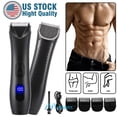 YTBW Rechargeable Men Pubic Hair Trimmer Groin Body Hair Ball Shaver