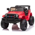 YTBW Red 12V Ride On Car Battery Powered Electric Toy Truck W/Remote