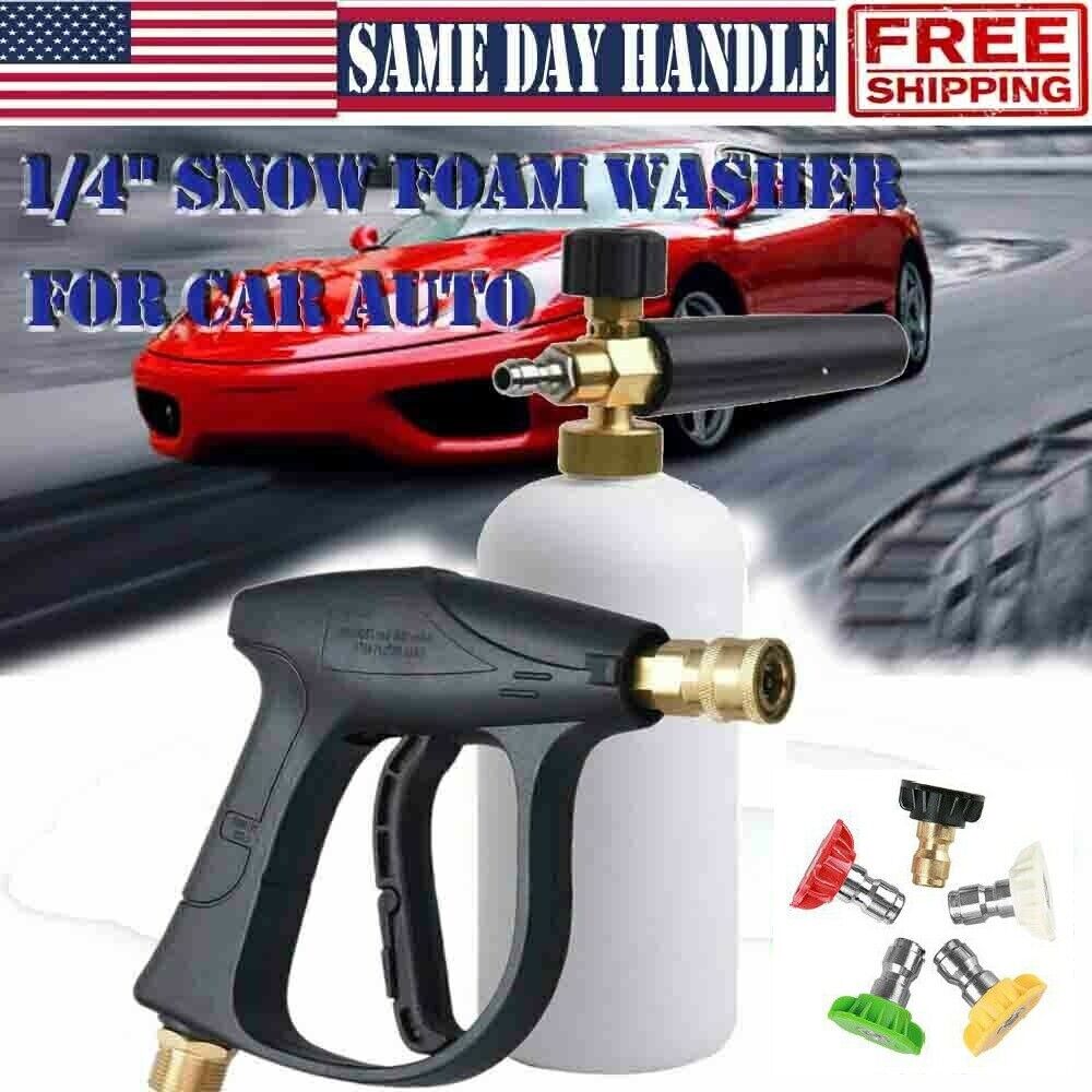 YTBW Snow Foam Washer Pressure Soap Lance Jet Gun Car Wash Cannon Spray