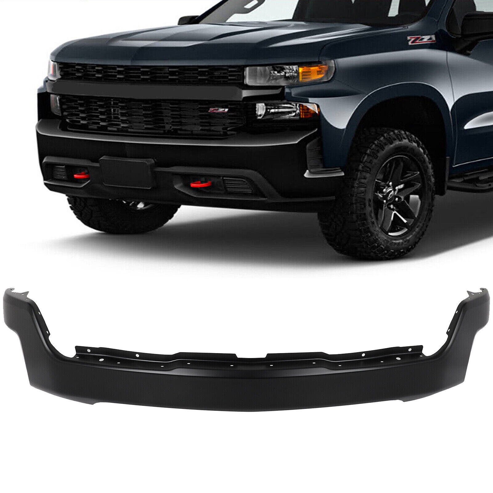 YTBW Steel Front Bumper Face Bar For 2019 2020 2021 1921 Chevy