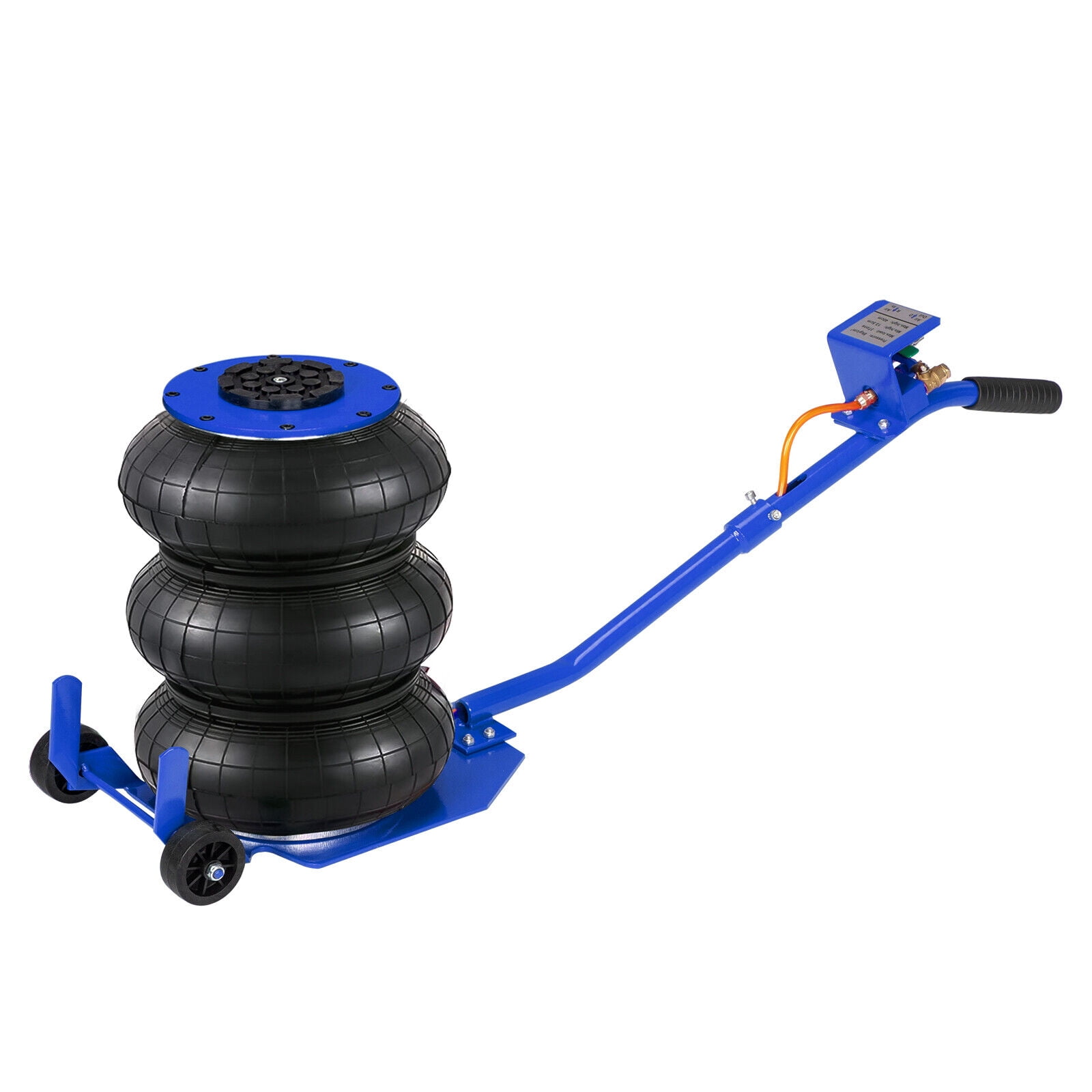 YTBW Triple Bag Air Jack 3 Ton 6600Lbs Blue Pneumatic Jack Car Lift 16