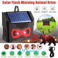 YTBW Ultrasonic Sound Pest Repellent Control Solar Wild Animal Repeller