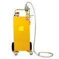 YTBW Universal 8Ft Yellow30 Gallon Gas Caddy Fuel Portable Tank Pump