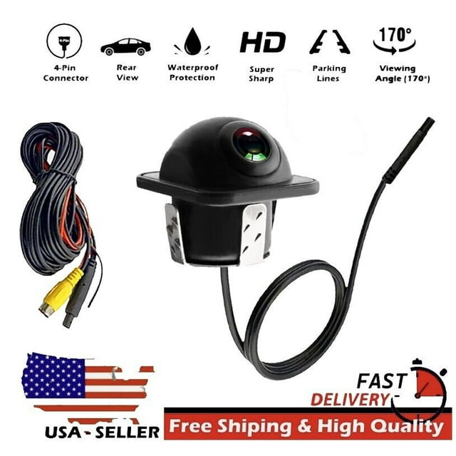 YTBW Universal Backup Camera Rearview Night Vision Waterproof Car Radio