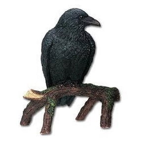 YTC SUMMIT 7586 Poes Evermore Raven Statue on A Limb