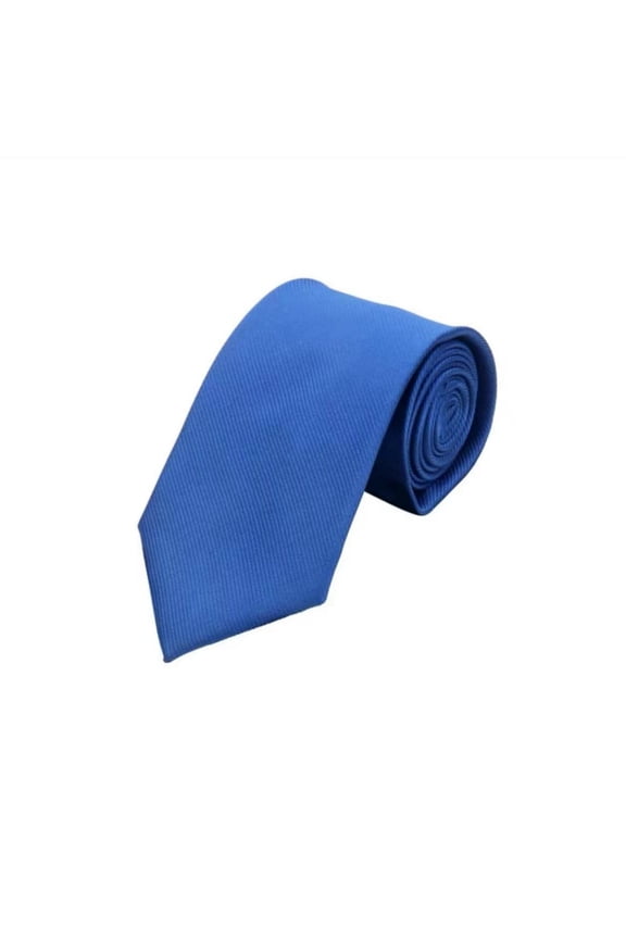 3.15 Inch Ribbed Neckties for Men, Classic Mens Textured Business Tie Perfect for Weddings, Interviews, and Special Occasions Blue
