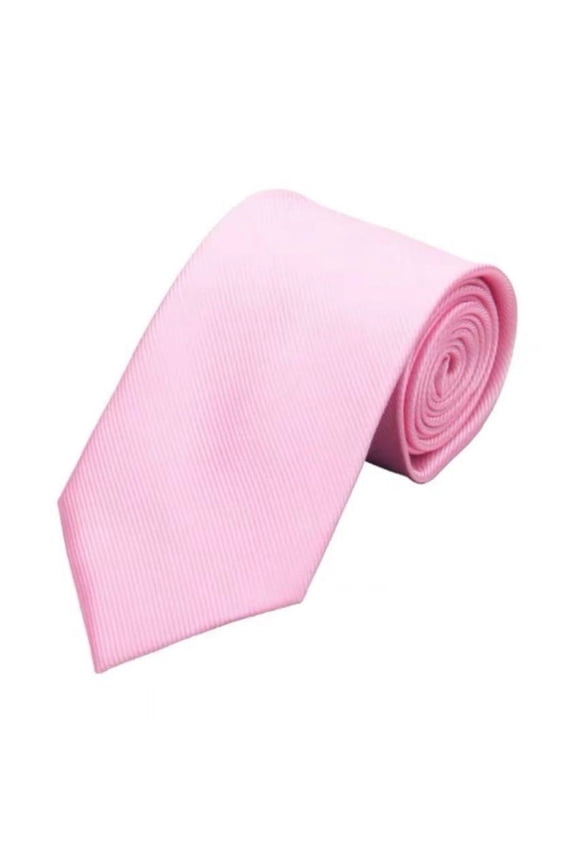 3.15 Inch Ribbed Neckties for Men, Classic Mens Textured Business Tie Perfect for Weddings, Interviews, and Special Occasions Pink
