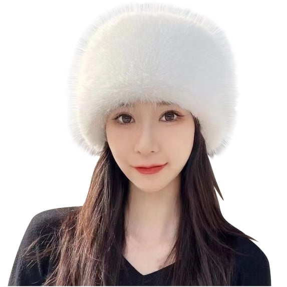 YTCAMLO Bucket Hats for Woman Winter Warm Fisherman Cap Cossak Warm Cap Soft Comfy Thickened Warm Windproof Hat