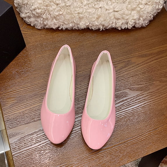 YTCAMLO Comfortable Women's Ballet Flats Casual Dress Slip on Shoes Round Toe Ladies Walking Flat for Business Wedding Office Work