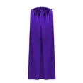 thumbnail image 1 of YTCAMLO Hoodless Womens Mens Satin Cloak Comfy Solid Color Full Length Cape for Christmas Halloween Dress-Up Party, 1 of 4