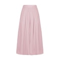 thumbnail image 1 of YTCAMLO Layered Mesh Womens Tulle Skirts Elegant Long Skirts Elastic High Waist A Line Skirt Lightweight Flowy Wedding Tutu Skirts, Pink L, 1 of 6