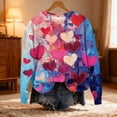 thumbnail image 1 of YTCAMLO Love Heart Pattern Oversized Sweatshirt for Women Trendy Loose Fitness Long Sleeve Shirts Valentines Gift Comfy Crew Neck Pullover Tops, 1 of 5