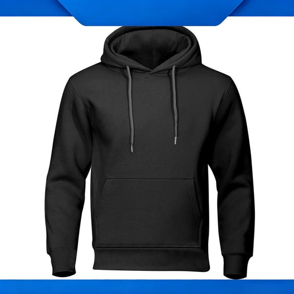 YTCAMLO Mens Fleece Hoodies 2026 Fall Winter Fashion Long Sleeve Lightweight Basic Pullover Hooded Sweatshirt with Pocket