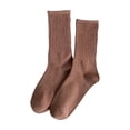 thumbnail image 1 of YTCAMLO Ribbed Crew Socks for Women Thin Lightweight Above Ankle Athletic Sock Moisture Wicking Running Calf Socks, 1 of 1
