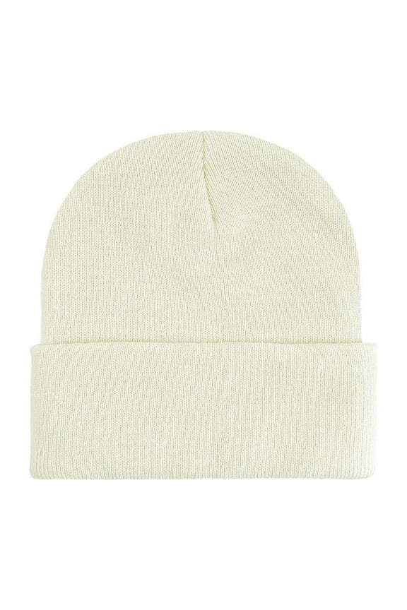 Ribbed Slouchy Hat Woman Warm Windproof Knit Cap for Cold Weather Soft Comfortable Beanie for Men Women Outdoor Skiing Hiking