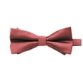 thumbnail image 1 of YTCAMLO Silk Satin Bow Ties for Men Formal Solid Color Double Layer Pre-tied Adjustable Ties for Tuxedos And Wedding Parties Red1, 1 of 2