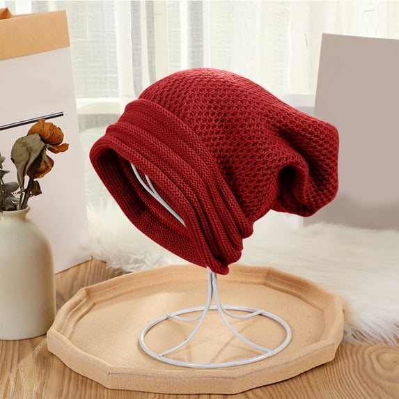 YTCAMLO Slouchy Beanie Hats for Women Fall Knit Artist Hats Classic French Style Hat Casual Oversized Cozy Slump Hat Daily Warm Beret Hat