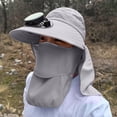 thumbnail image 1 of YTCAMLO Sun Hats for Men Solar Fan Outdoor Fishing Hat with Neck Flap and Face Mask Breathable Foldable Wide Brim Hiking Sunshade Hat, 1 of 3