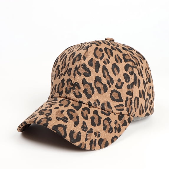 YTCAMLO Womens Baseball Caps Unisex Fashion Leopard Print Versatile Vintage Classic Cotton Adjustable Strap Hat Outdoors Sun Hats