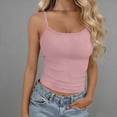 thumbnail image 1 of YTCAMLO Womens Stretchy Tank Tops Summer Casual Sleeveless Spaghetti Straps Going Out Tops Slim Fit Breathable Cami Undershirts, 1 of 8
