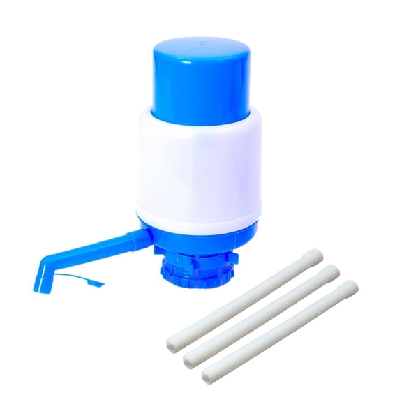 YTCYKJ Manual Water Pump for 5 Gallon Bottle , Hand Pressure Water Dispenser,Secure Fit on Bottle Top,Blue