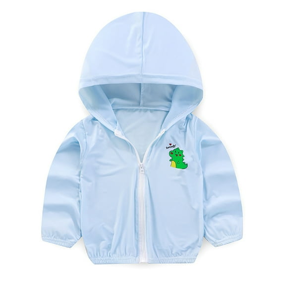 YTDSCS 1-10 Years Boys Girls Toddler Sun Shirt UPF 50+ Sun Protection Jacket for Kids Baby Light Sunsuits Zip Front Rashguard for Unisex