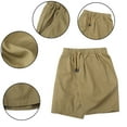 thumbnail image 1 of YTDSCS 1-14Years Kids Boys Shorts Teen Cotton Shorts Casual Pants Shorts Solid Color with Pockets, 1 of 9
