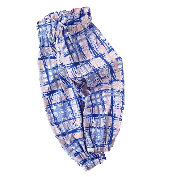 YTDSCS 1-15T Boys Girls Printed Long Pants Bloomers Casual Joggers Soft Cotton Pants for Youth Teen Kids Toddler Baby