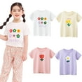 thumbnail image 1 of YTDSCS 1-8T Girls Casual T Shirt for Kids Baby Summer Print Tees Tops Cotton Short Sleeve Tshirt Clothes, 1 of 9