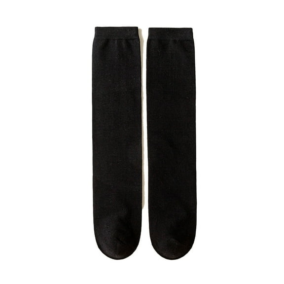 YTDSCS 1 Pairs Girls Knee High Socks Cotton Knit Mid-Calf Socks Thigh High Socks for Baby Toddler Kids School Uniform 3-12T