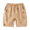 thumbnail image 1 of YTDSCS 2-10T Kids Baby Boys Shorts Printed Shorts Casua Short Pants Elastic Waist Comfy Fifth Pants Shorts, 1 of 8
