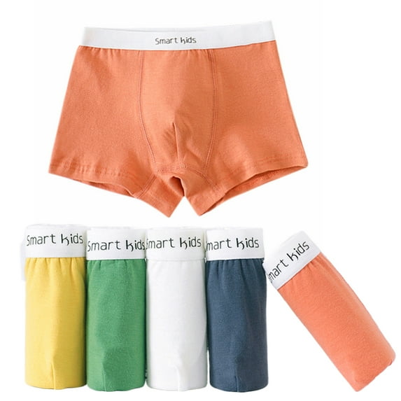 YTDSCS 2-14T Boys Underwear Boxer Briefs 3Pcs Cotton Soft Striped Boxer Shorts Panties Boyshorts Underwear for Teen Kids Toddler