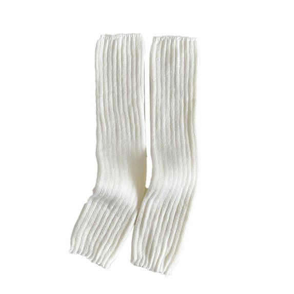 YTDSCS 3-12T Girls Dance Leg Warmers for Kids Toddlers Knit Cotton Stacked Solid Color Fall Winter Knee-High Socks