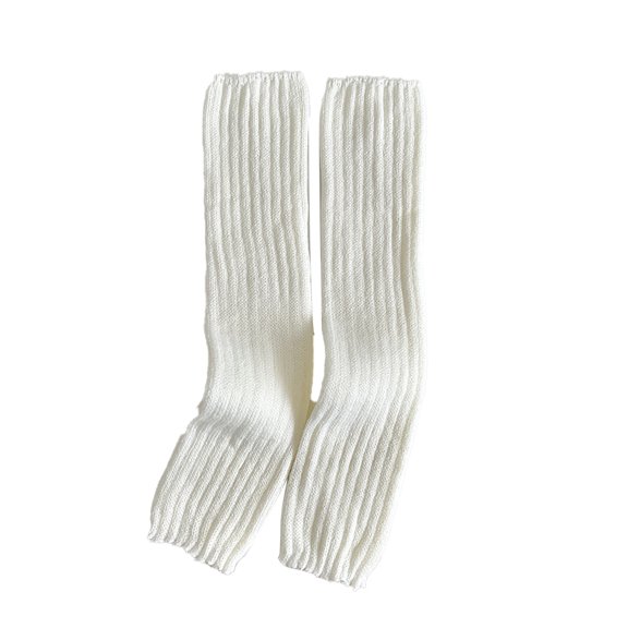 YTDSCS 3-12T Girls Dance Leg Warmers for Kids Toddlers Knit Cotton Stacked Solid Color Fall Winter Knee-High Socks