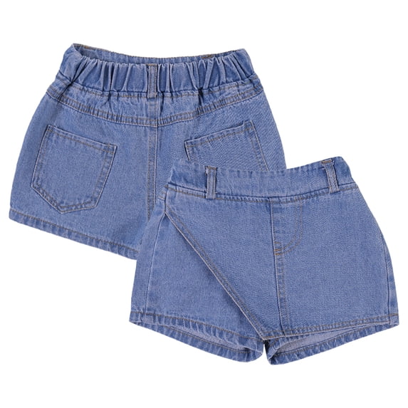 YTDSCS 3-12T Kids Girls' Denim Jean Shorts Jeans Denim Shorts Little&Big Summer Activities Elastic Jeans